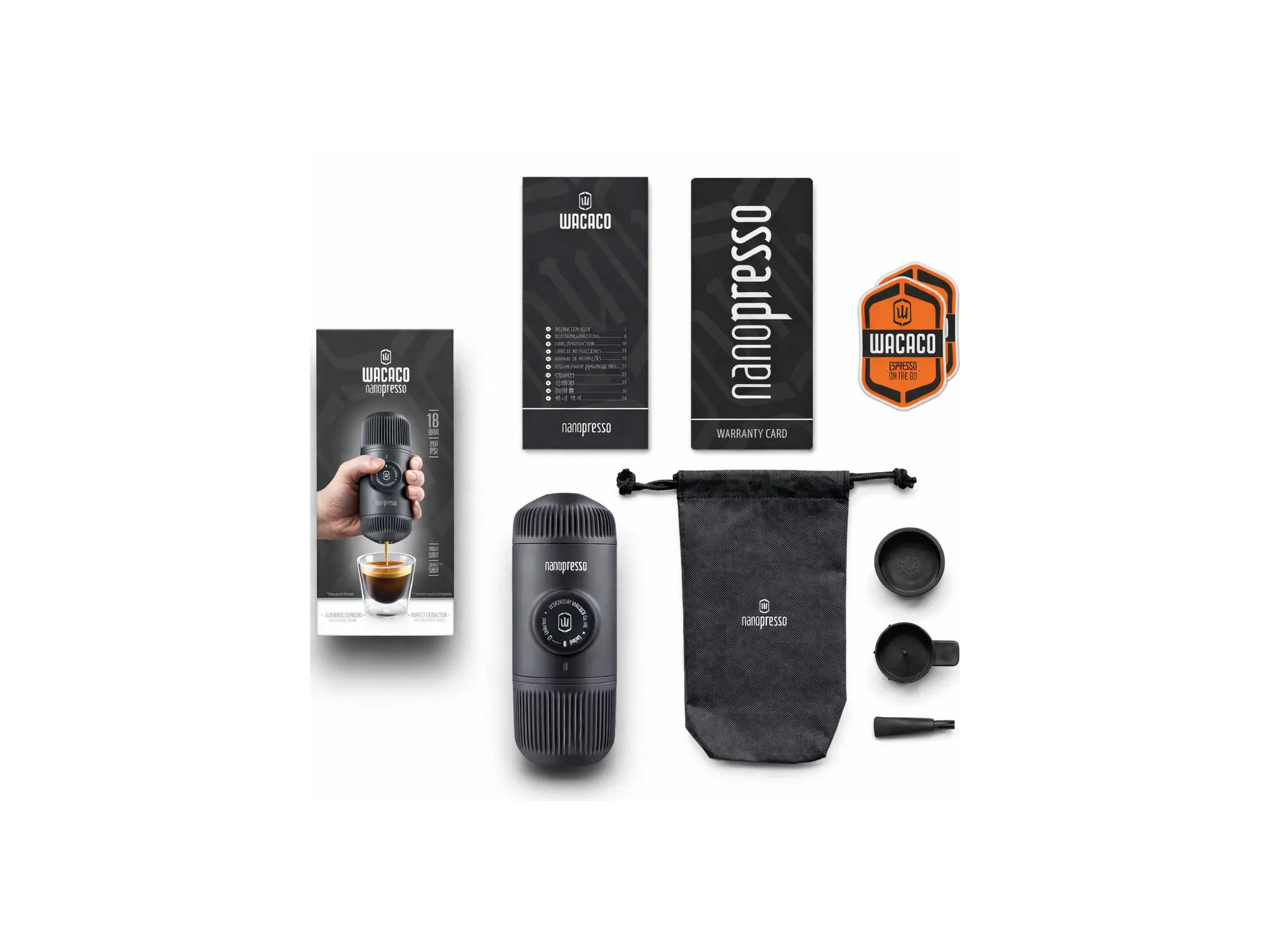 Wacaco Nanopresso - Manuálny kempový espresso kávovar | SNAILER®