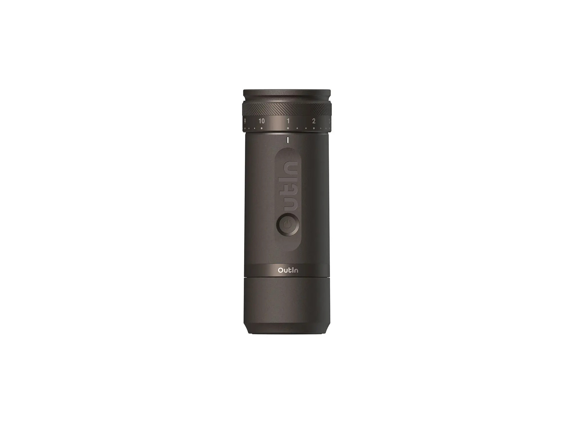 Portable battery-powered electric coffee grinder with 28 grind setting