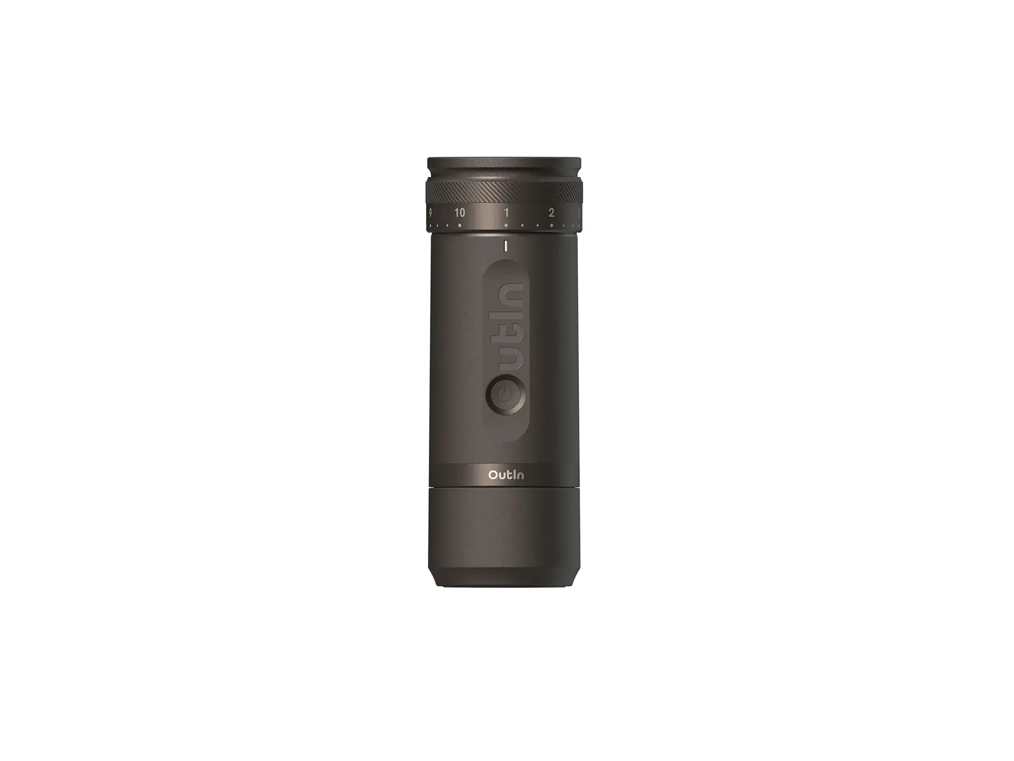 Portable battery-powered electric coffee grinder with 28 grind setting