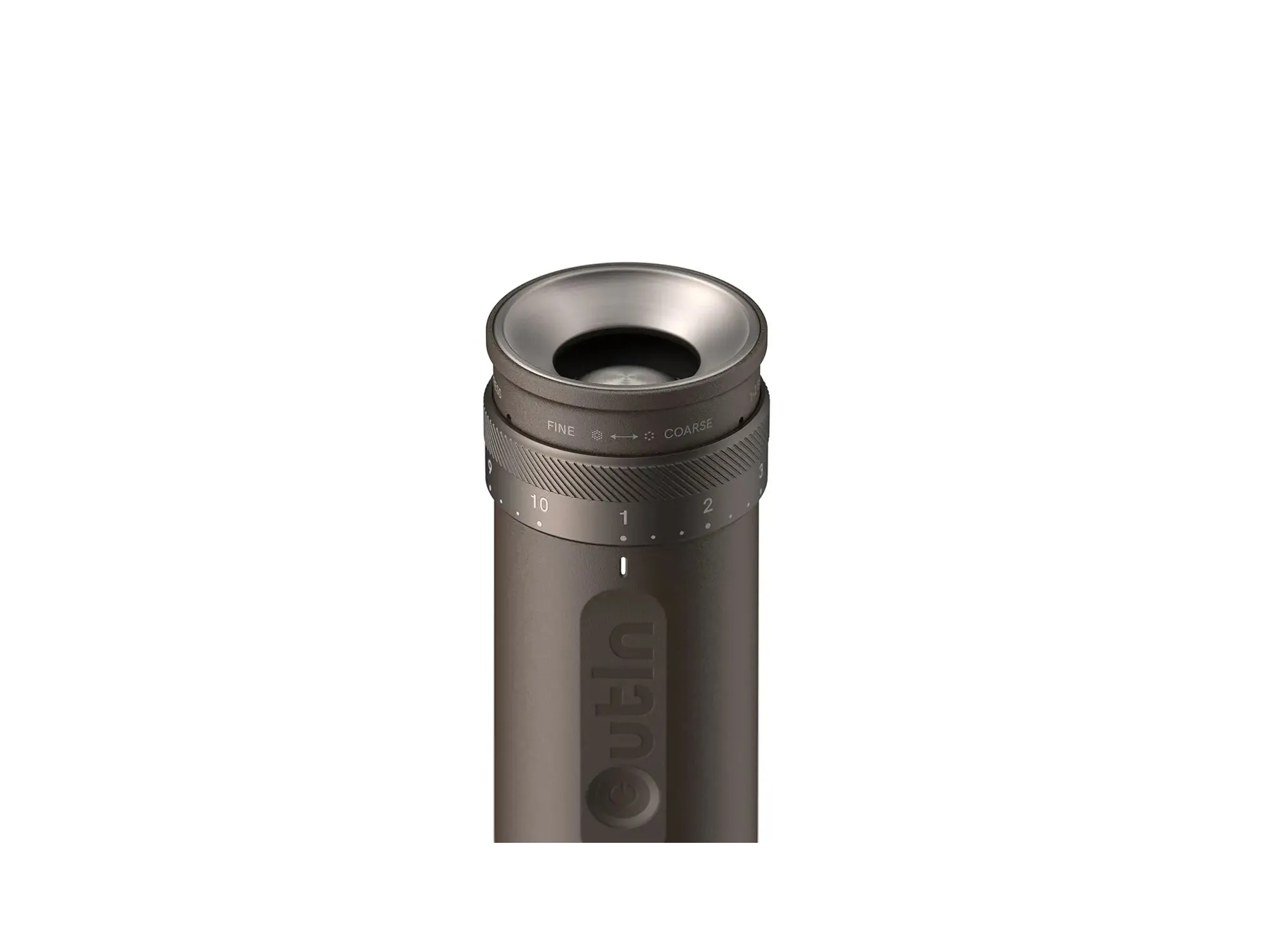 Portable battery-powered electric coffee grinder with 28 grind setting