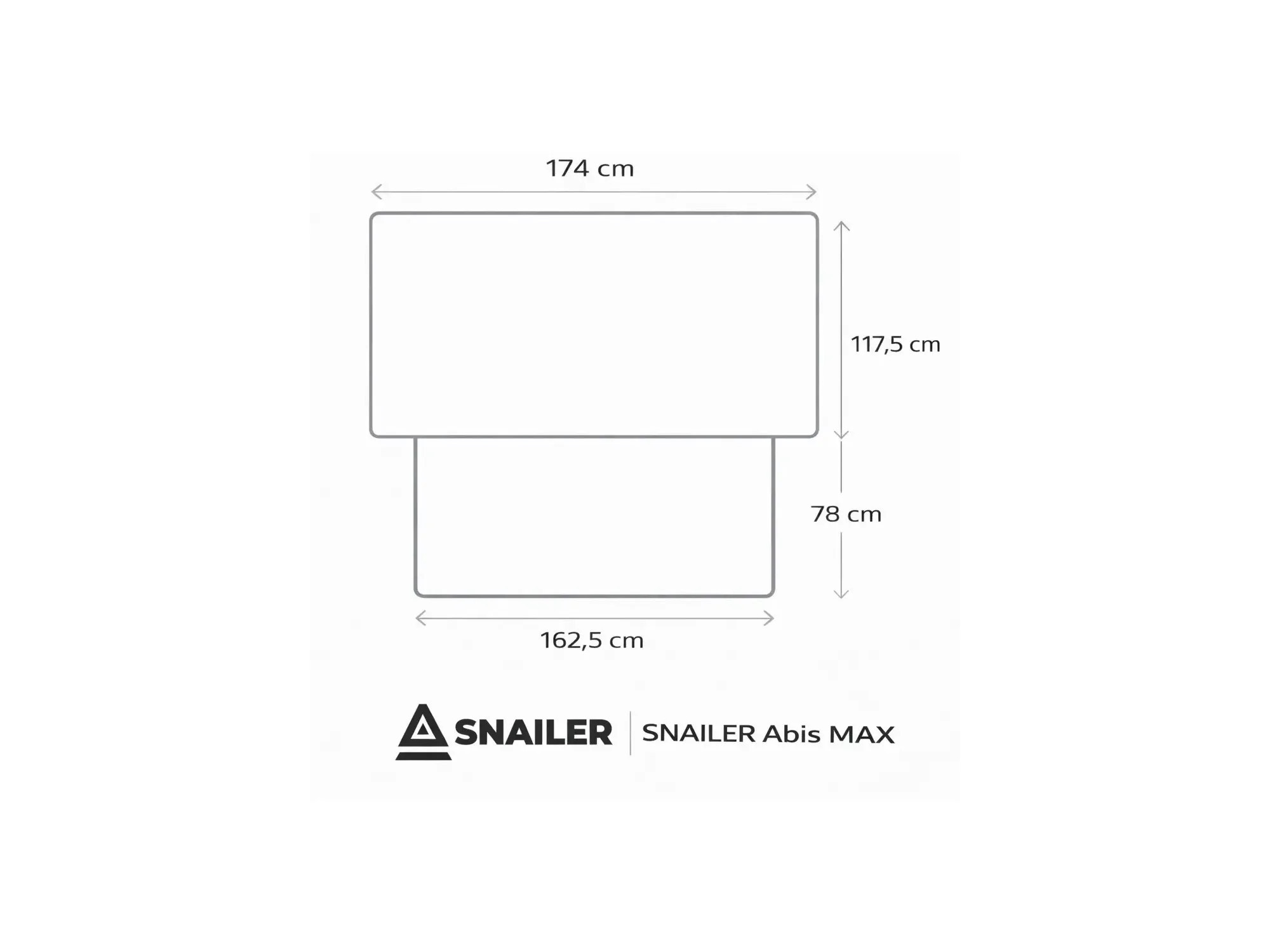 SNAILER® Abis MAX - škrupinový strešný stan pre rodiny