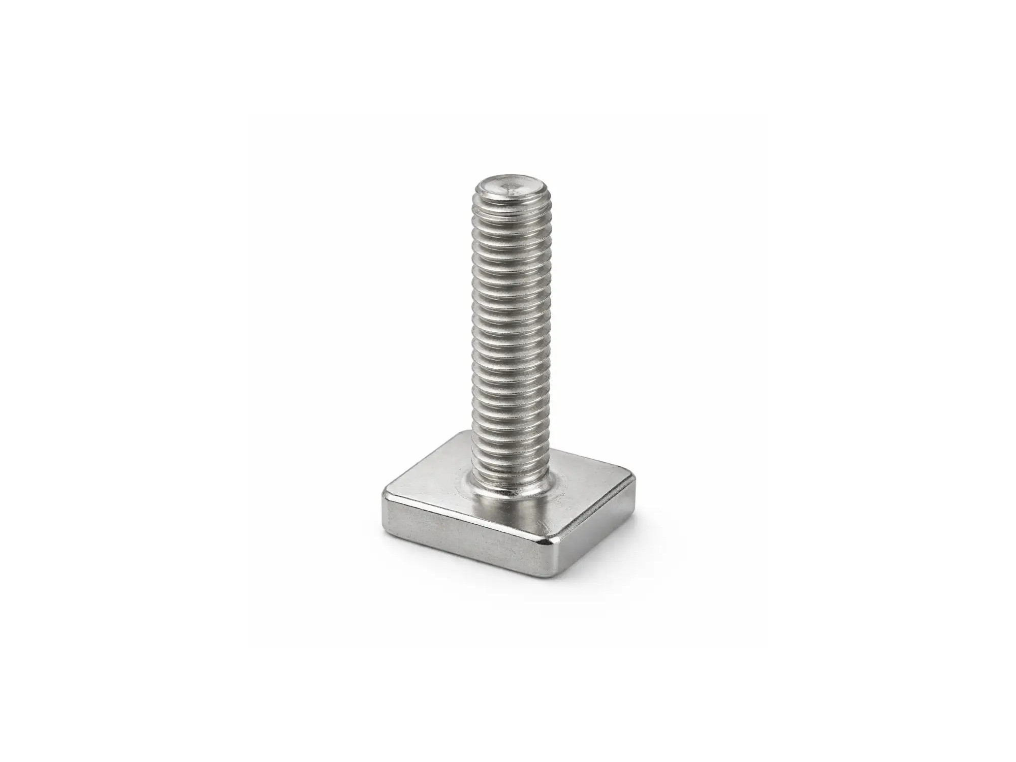 M8 T-bolt with a 2x2 cm base and 3 cm thread length, designed for moun