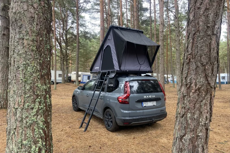 Snailer Alduo stresny stan na aute Dacia Jogger - fotografia zakaznika z krajiny Polsko